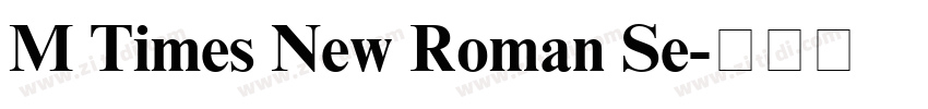 M Times New Roman Se字体转换 M Times New Roman Se字体转换
